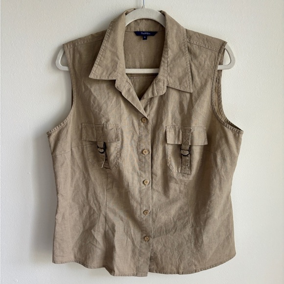 Vintage Khaki Tank Top - Picture 3 of 6